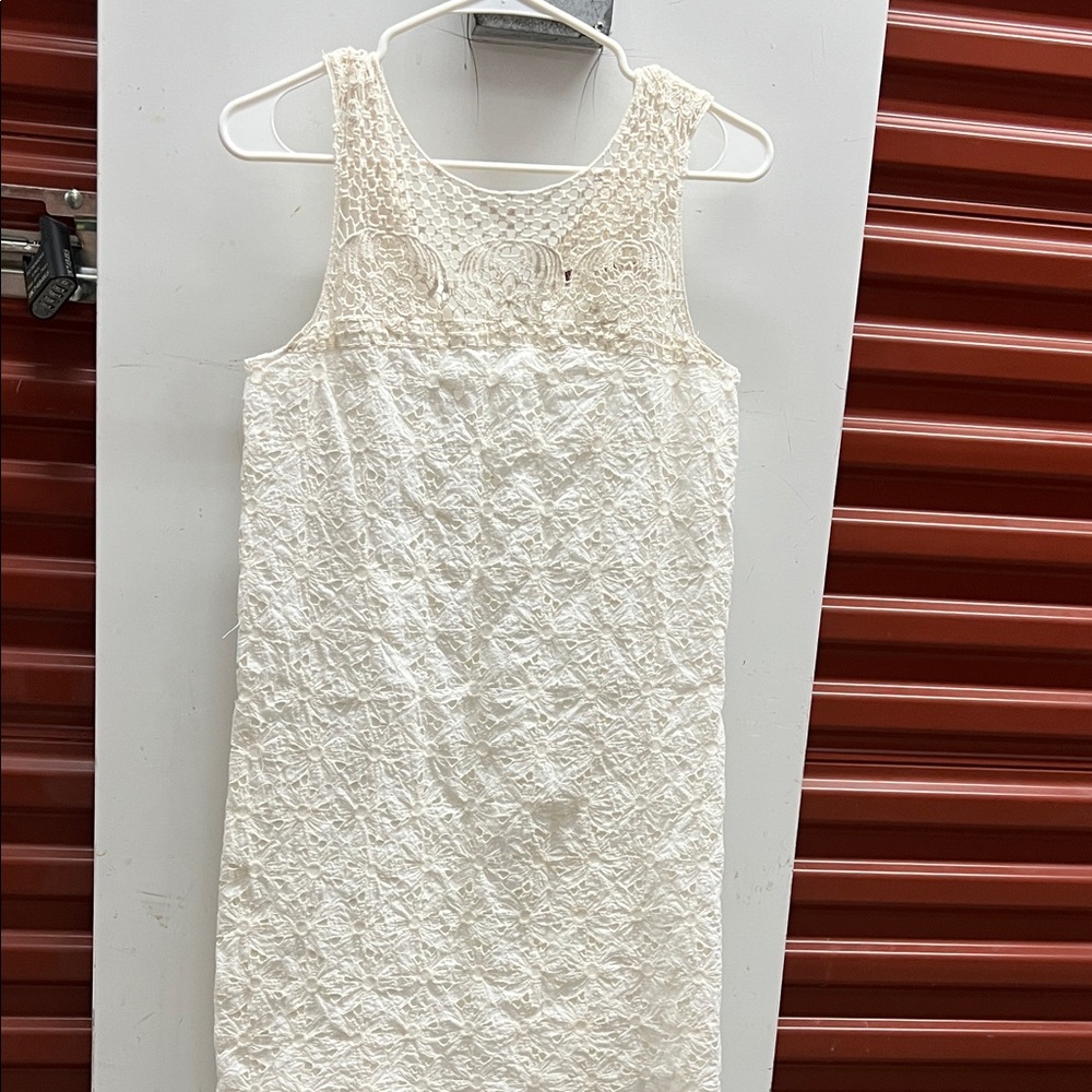Chelsea & Violet Cream Lace Mini Dress